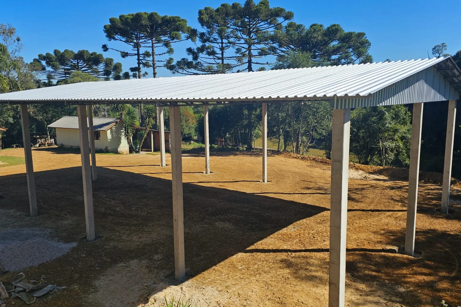 Estrutura para área coberta — imagem 3 da obra