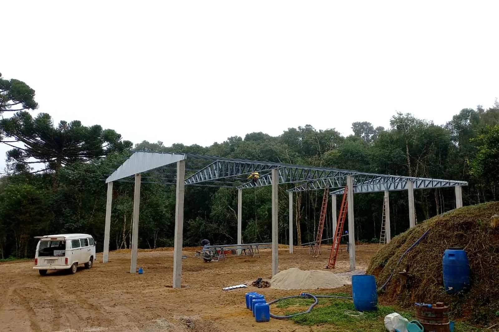 Estrutura para área coberta — imagem 6 da obra